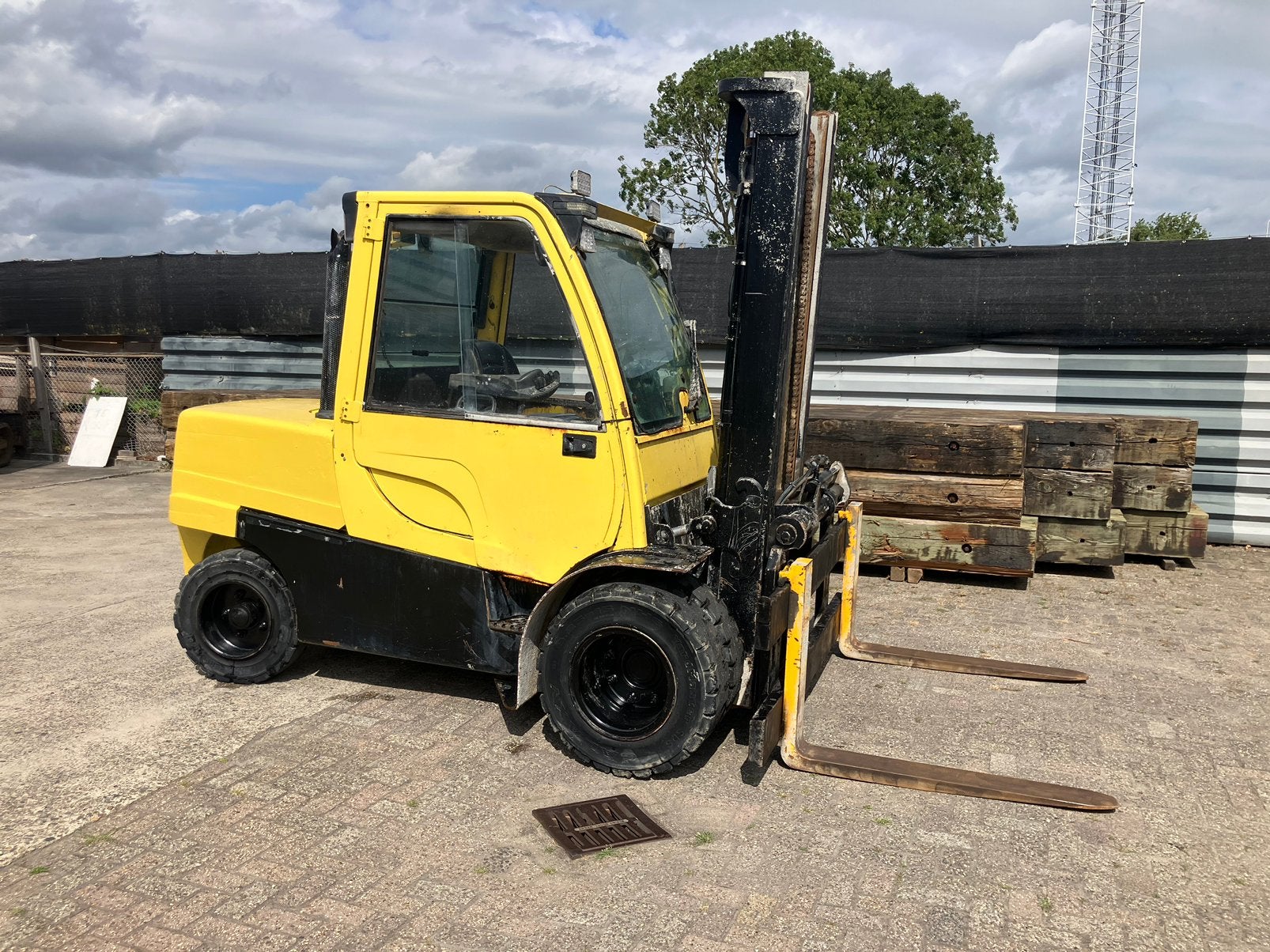 Hyster 5.5 ft diesel heftruck 2012, Zakelijke goederen, Machines en Bouw | Heftrucks en Intern transport, Ophalen, Diesel, Heftruck