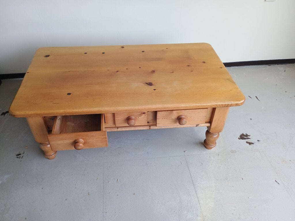 Salontafel, Huis en Inrichting, Tafels | Salontafels, Ophalen, Gebruikt, 100 tot 150 cm, 50 tot 100 cm