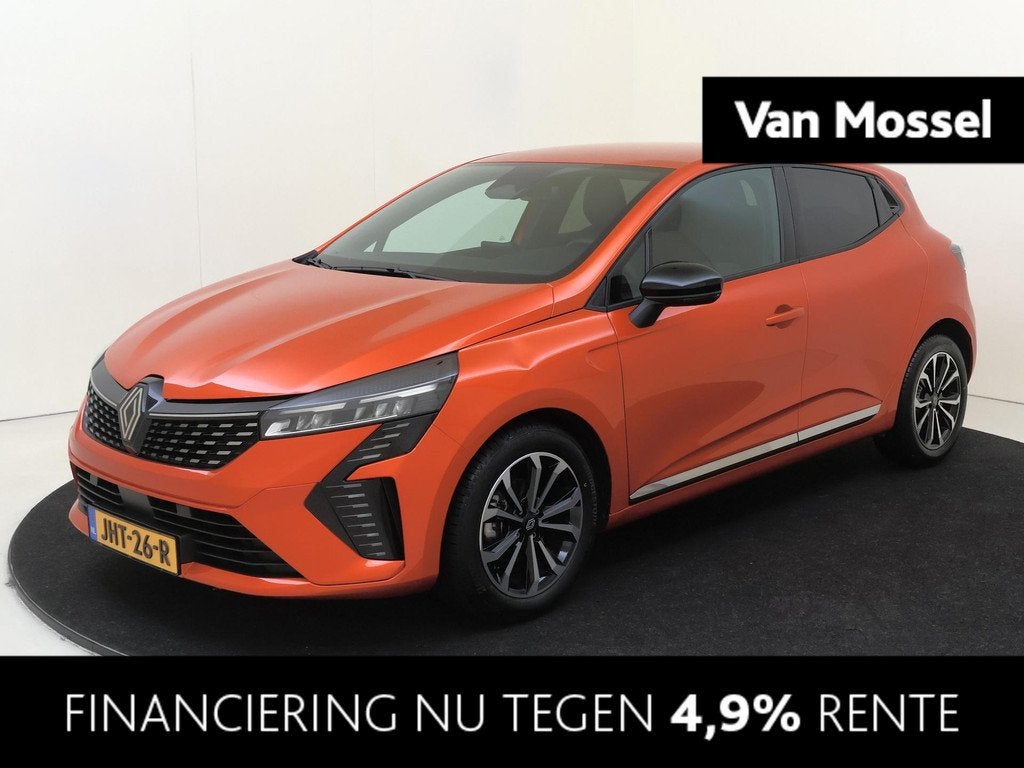 Renault Clio 1.0 TCe 90 GPF techno | Navigatie | Camera, Gebruikt, Euro 6, Overige kleuren, Leder en Stof