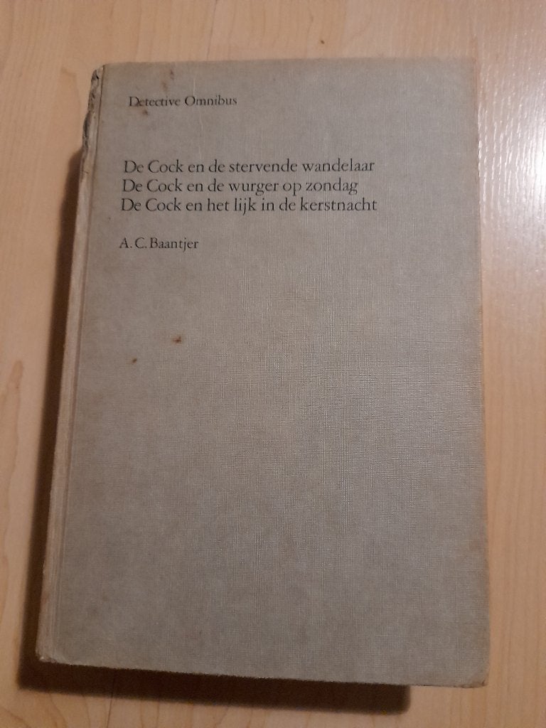 DETECTIVE OMNIBUS DE COCK    AC Baantjer, Ophalen of Verzenden, Gelezen