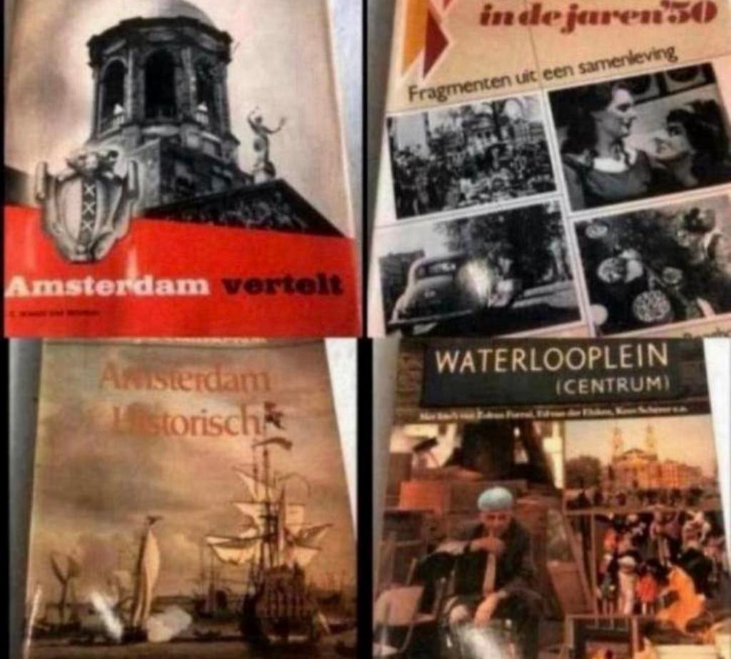 Vintage Lotje van 8X Historische boeken van oud Amsterdam, Boeken, Ophalen of Verzenden, Gelezen