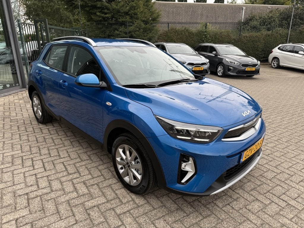 Kia Stonic 1.0 T-GDi MHEV DynamicLine NAVI + CAMERA, Voorwielaandrijving, Blauw, 100 pk, Origineel Nederlands