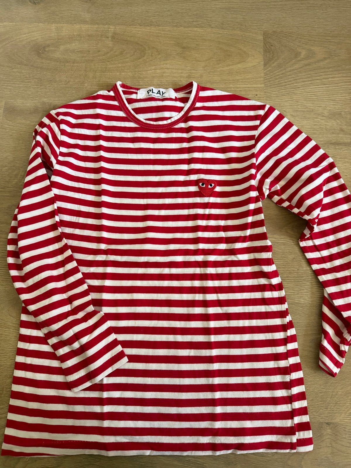 Comme des Garçons PLAY Shirt L Unisex Lange Mouw Goede Staat, Kleding | Dames, Maat 42/44 (L), Ophalen of Verzenden, Lange mouw