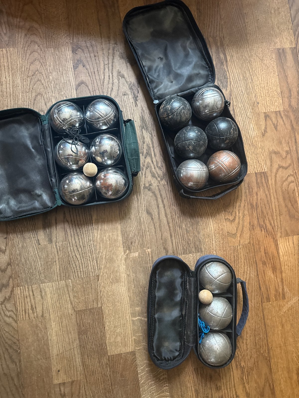 Bocce / Petanque sets - jeu de boule…3 stuks, Ophalen, Gebruikt