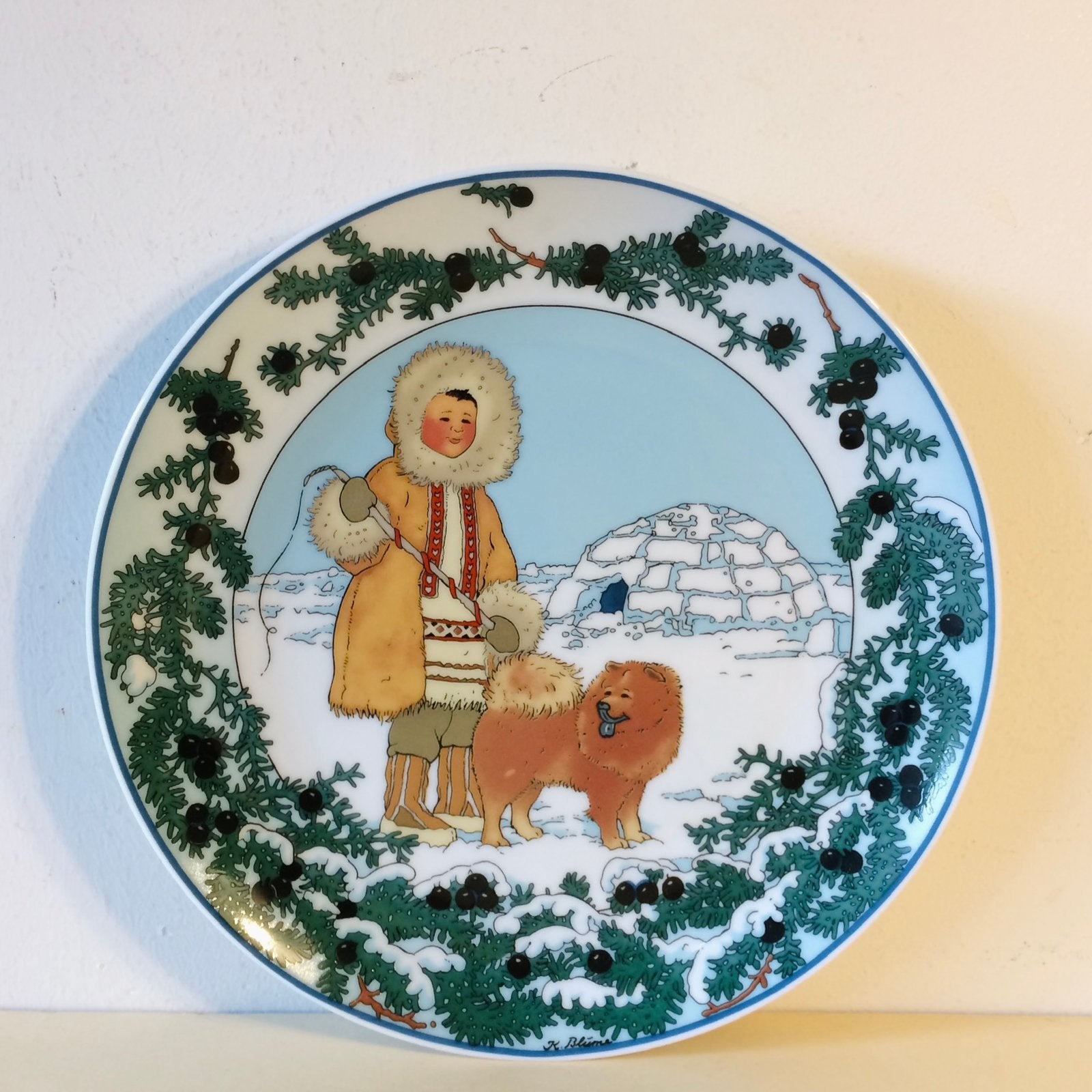 Unicef Bordje Heinrich Villeroy & Boch Nr 6 Groenland, Diversen, Kerst, Ophalen of Verzenden, Zo goed als nieuw