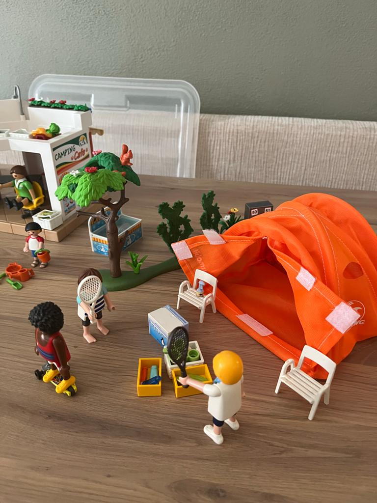Playmobil Camping Set 5432 met Golfkar en Accessoires, Ophalen of Verzenden, Gebruikt