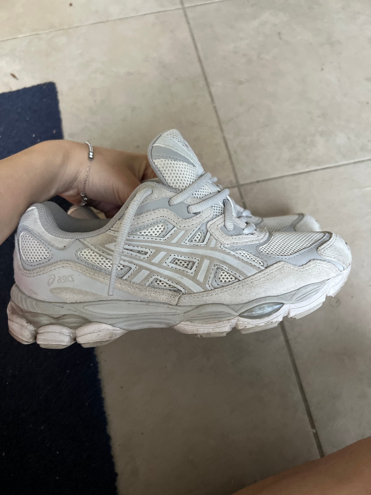 ASICS GEL-NYC Grijs - Maat 40, Overige kleuren, Ophalen of Verzenden, Sneakers of Gympen, Gedragen