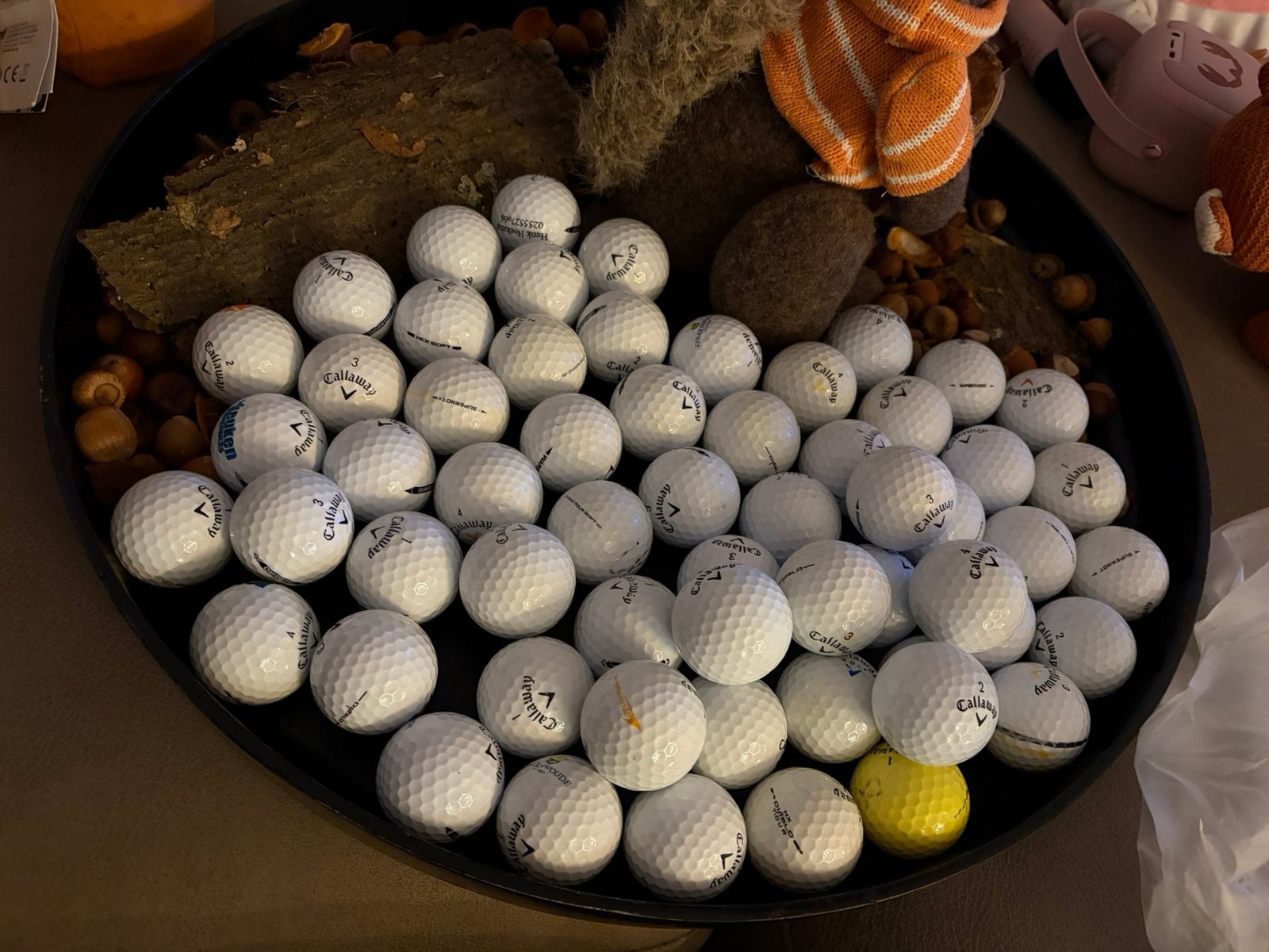Diverse callaway golfballen 60 stuks, Ophalen of Verzenden, Zo goed als nieuw, Bal(len), Callaway