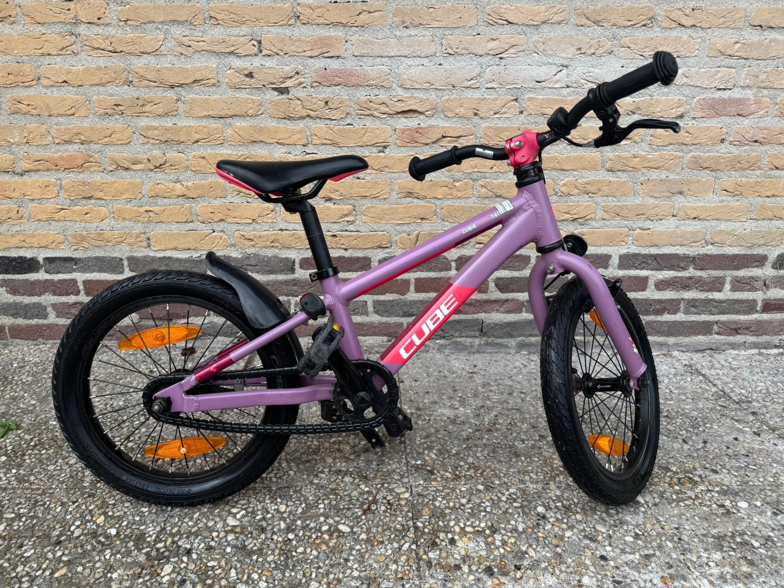 Cube cubie 160 16inch Roze, Fietsen en Brommers, Ophalen, Zo goed als nieuw, Staal, 16 tot 20 inch