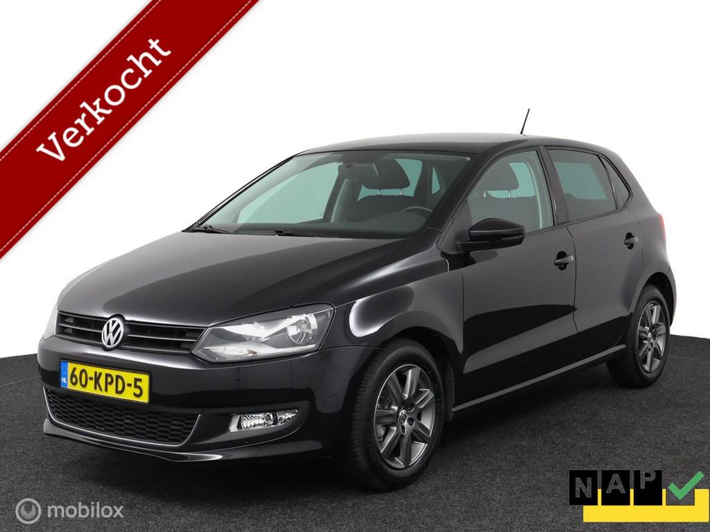 Volkswagen Polo 1.4-16V Highline | Trekhaak | LMV | Airco |, 86 pk, 40 €/maand, 4 cilinders, Zwart