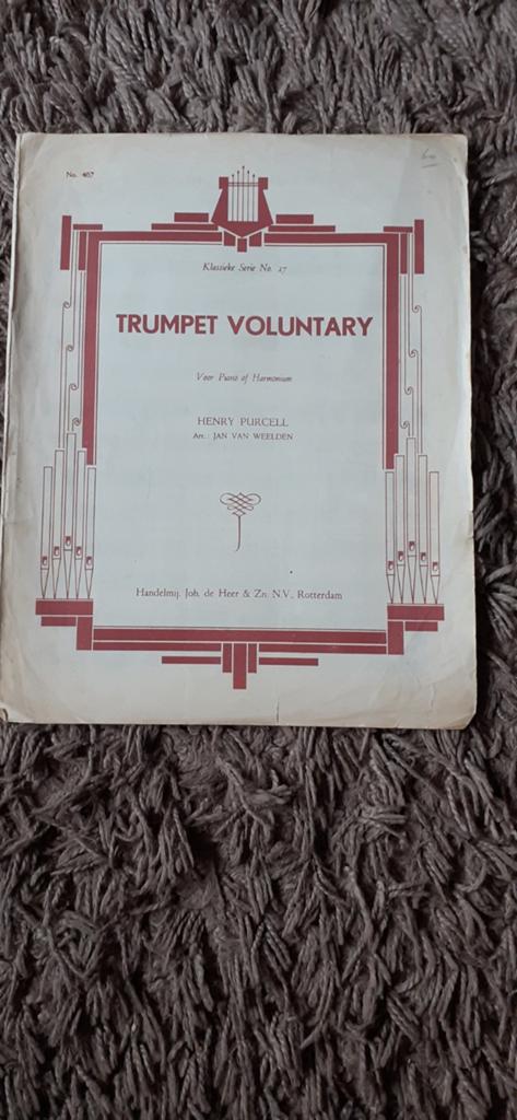 Trumpet Voluntary - Henry Purcell bladmuziek, Ophalen of Verzenden, Gebruikt, Artiest of Componist, Klassiek