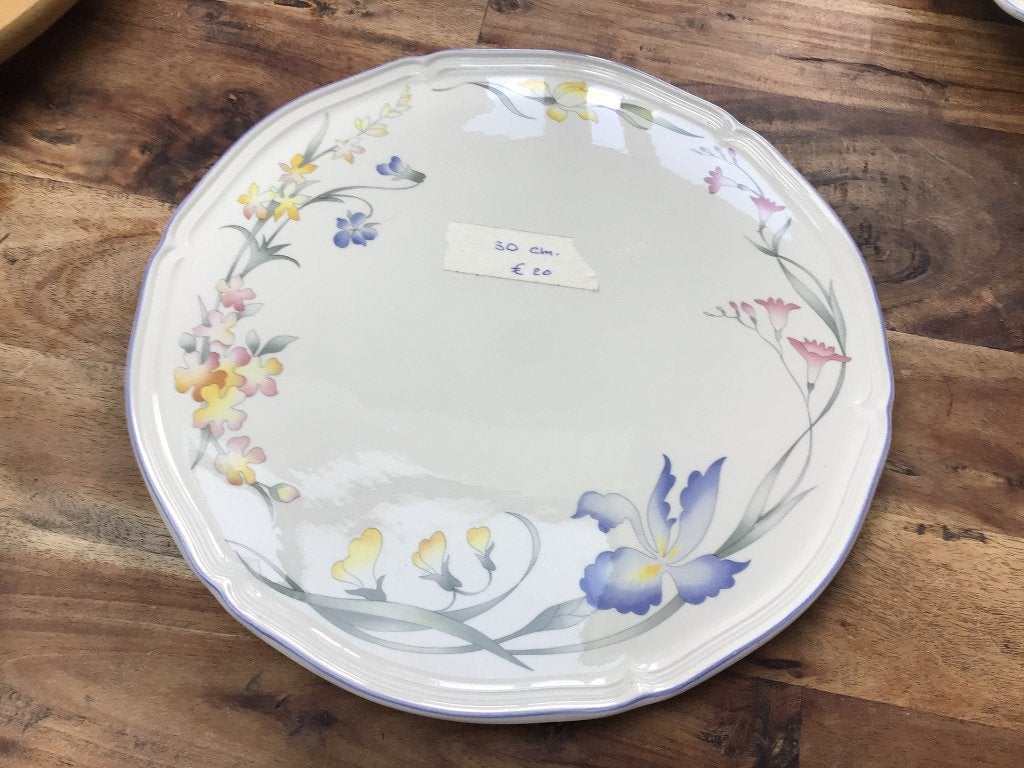 Villeroy en Boch Riviera  gebakschaal 30 cm, Villeroy & Boch, Ophalen of Verzenden, Zo goed als nieuw, Bord(en)
