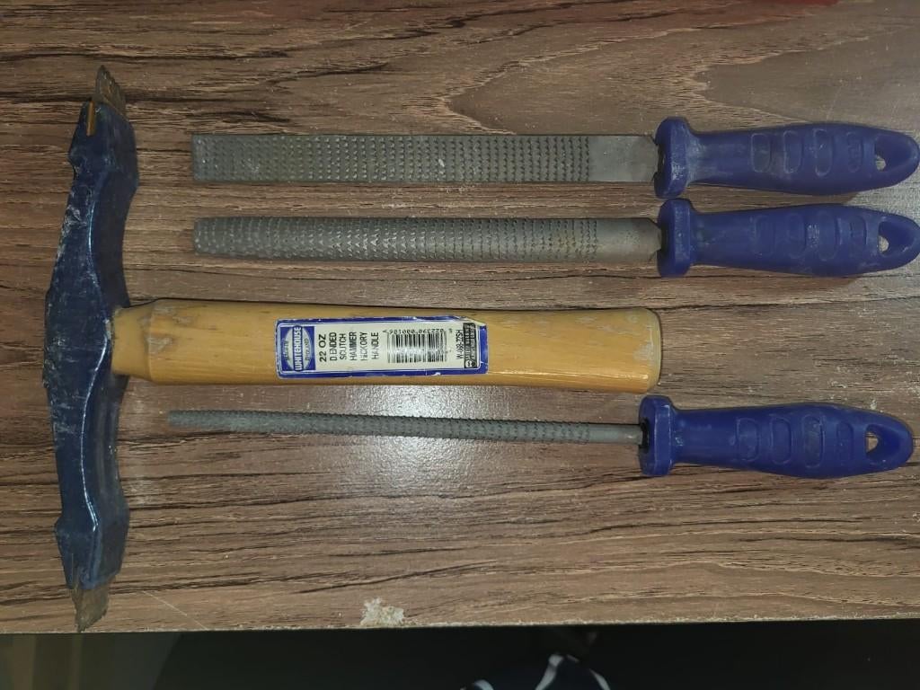 Beeldhouw gereedschap speksteen, Ophalen of Verzenden, Gebruikt, Metaal, Gereedschap of Toebehoren