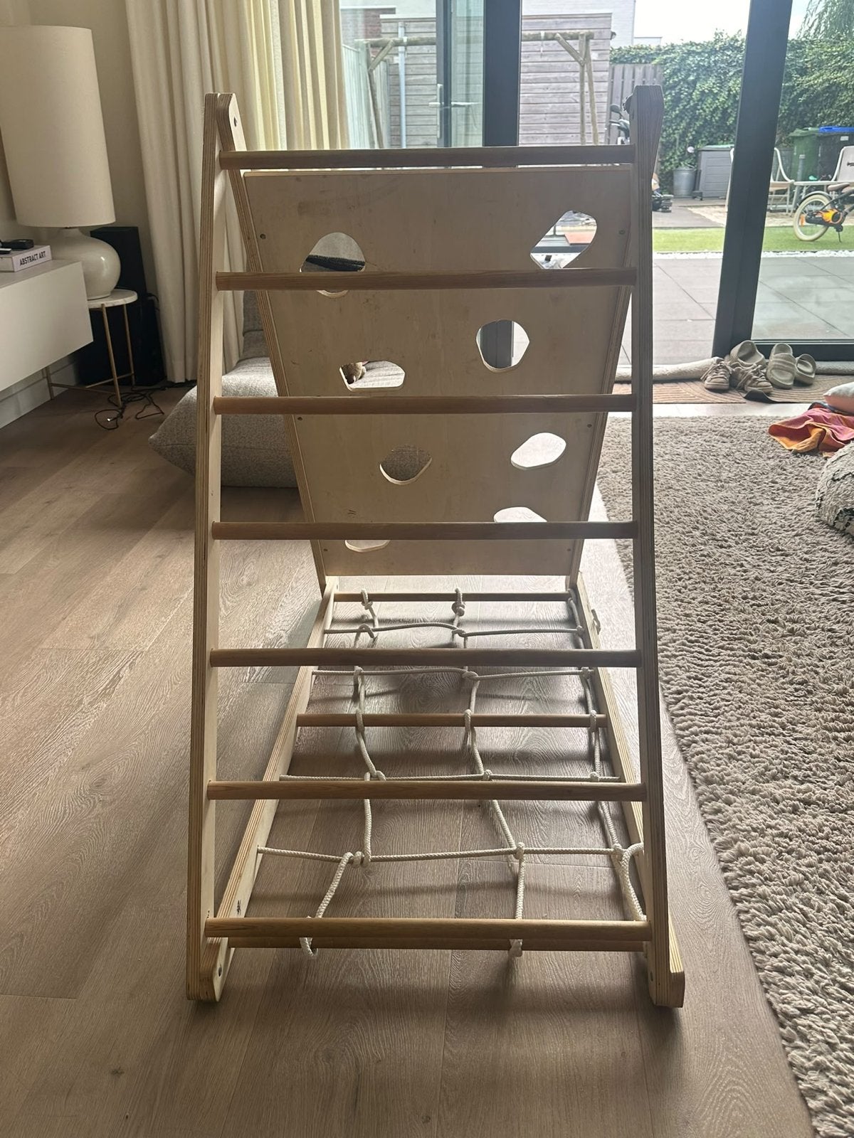 Houten klimrek driedelig, Ophalen, Gebruikt, Klimwand