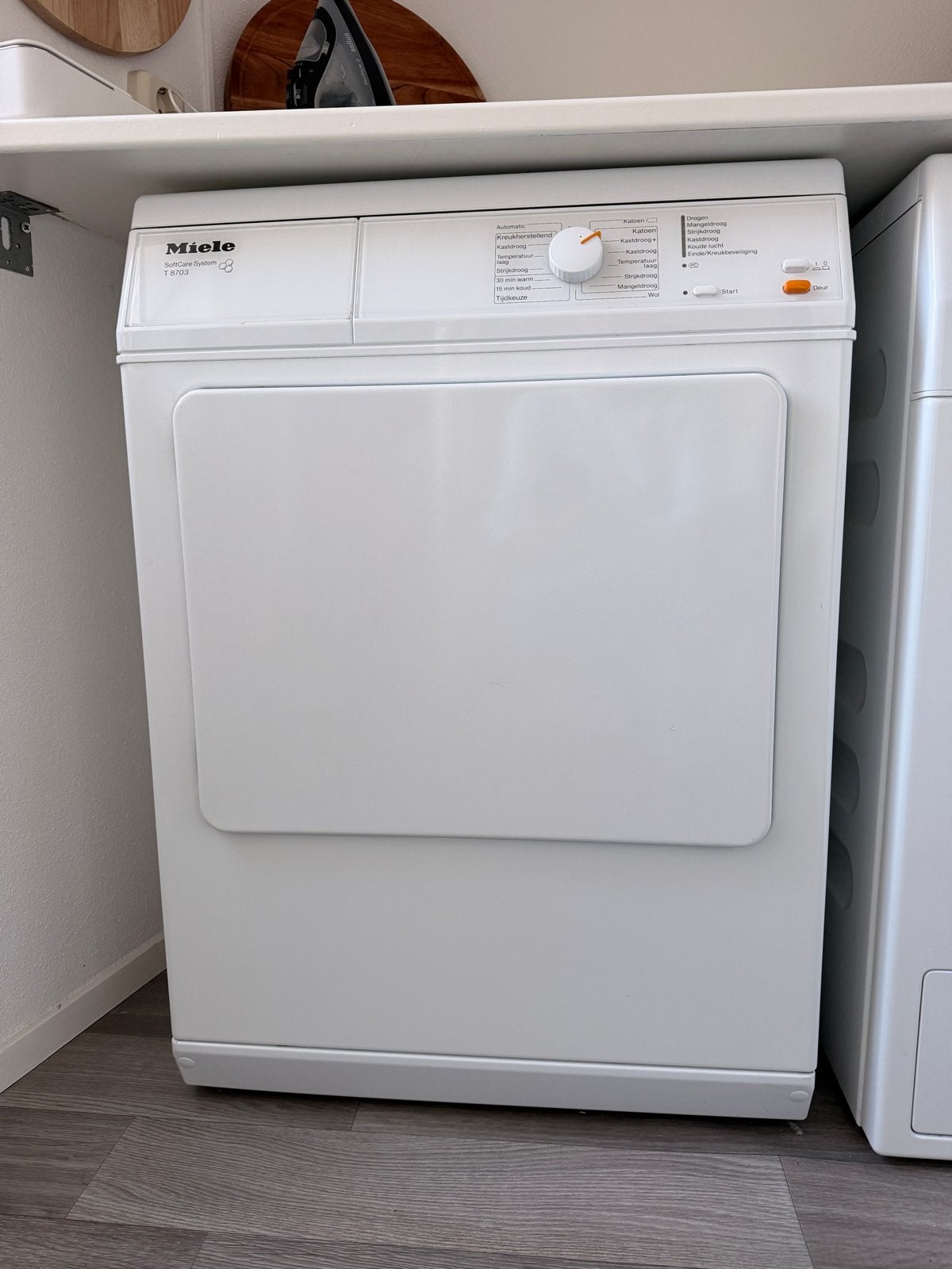 Miele T 8703 Luchtafvoerdroger - Betrouwbaar en Efficiënt, Ophalen, 6 tot 8 kg, Gebruikt, Luchtafvoer