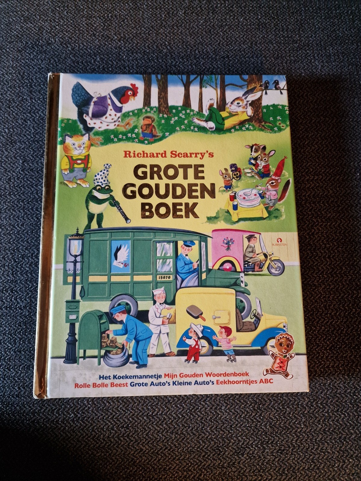 Richard Scarry's Grote Gouden Boek - Klassiek Kinderboek, Ophalen of Verzenden