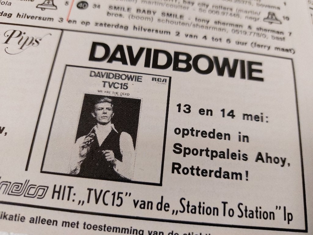 12 x Top 40 velletjes Radio Veronica 1976 Bowie Kiss Elvis, Verzamelen, Muziek, Artiesten en Beroemdheden, Gebruikt, Top 40, Ophalen of Verzenden