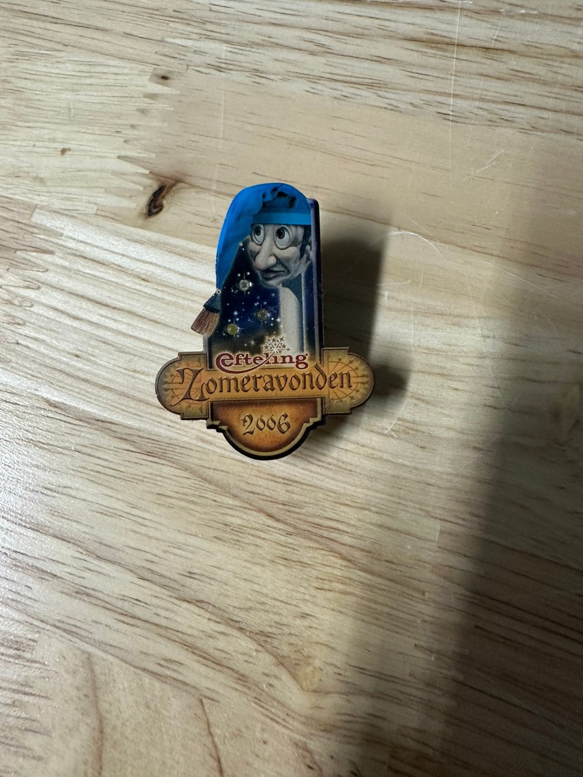 Efteling pin zomeravonden, Verzamelen, Ophalen of Verzenden, Zo goed als nieuw, Button of Speldje