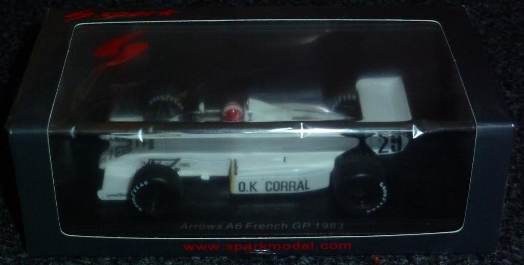 1983 - Arrows A6 - Marc Surer - French GP, Hobby en Vrije tijd, Modelauto's | 1:43, Ophalen of Verzenden, Nieuw, Auto, Overige merken