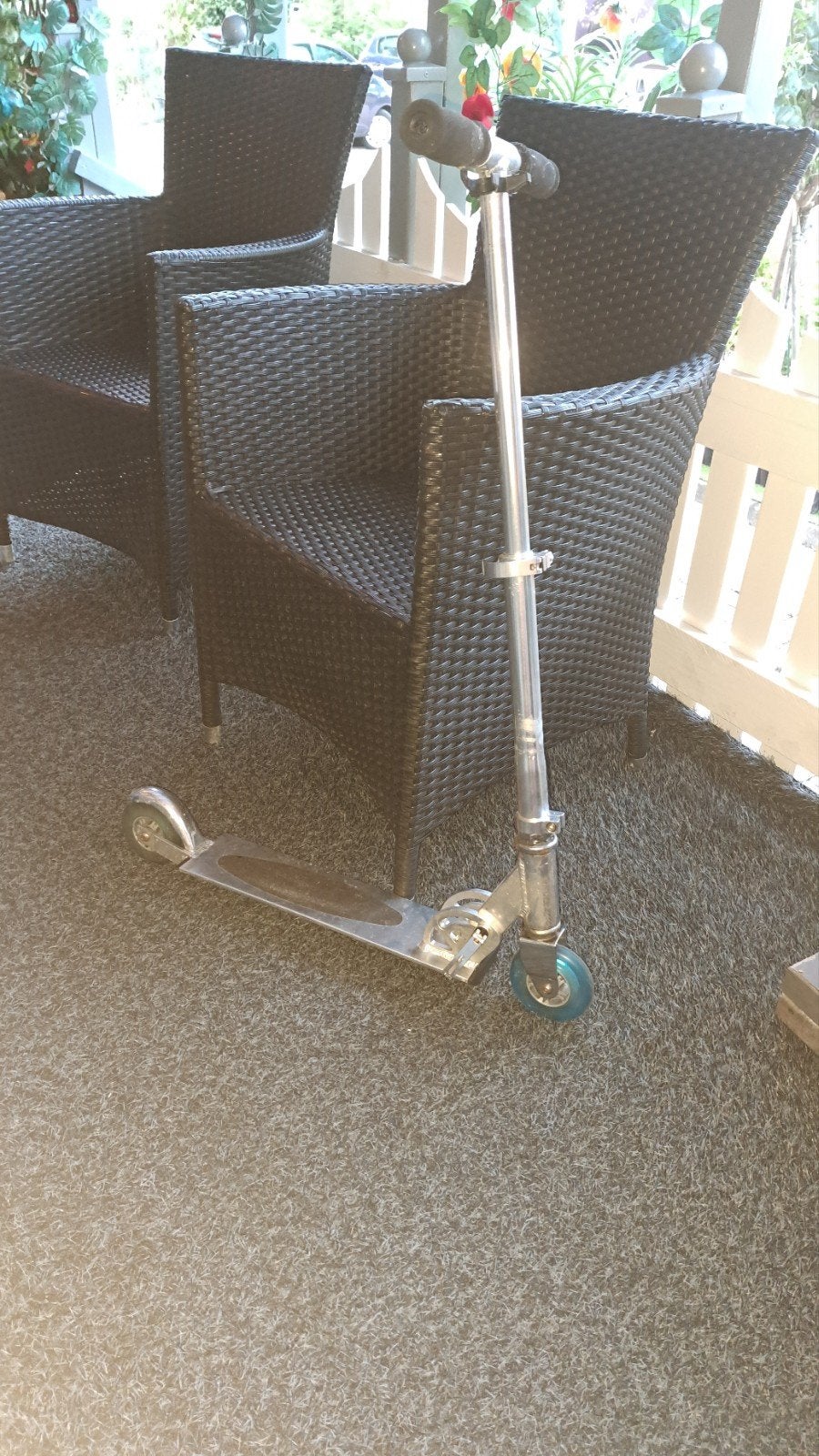 opvouwbare step met opberghoes, Fietsen en Brommers, Steps, Ophalen of Verzenden, Zo goed als nieuw, Gewone step