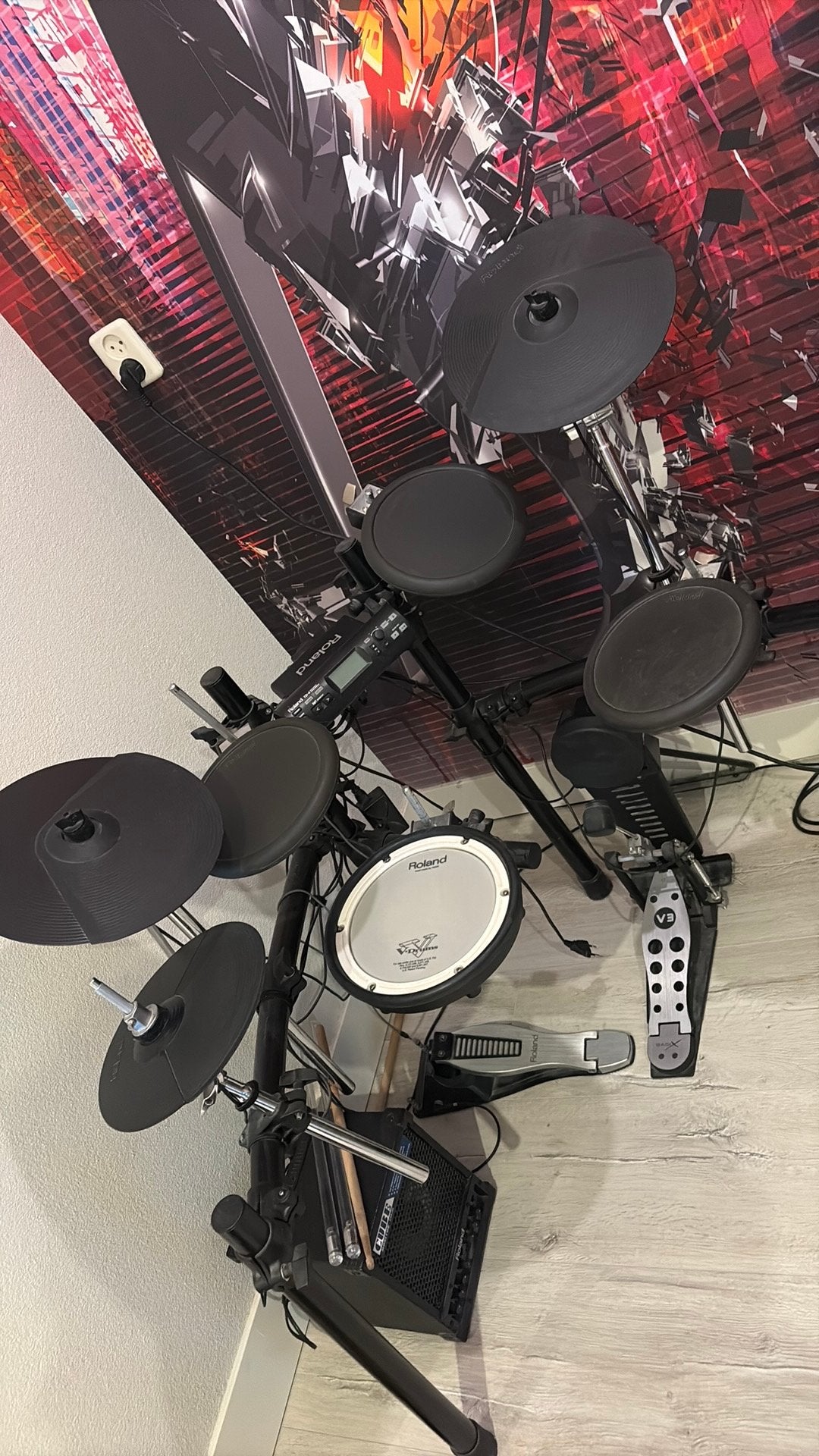 Roland td4 electrisch drumtoestel, Muziek en Instrumenten, Ophalen, Gebruikt, Roland, Elektronisch