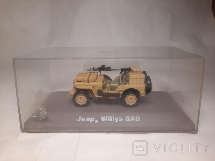 ATLAS WILLYS JEEP SAS 1/43, Verzenden, Nieuw, Auto, Overige merken