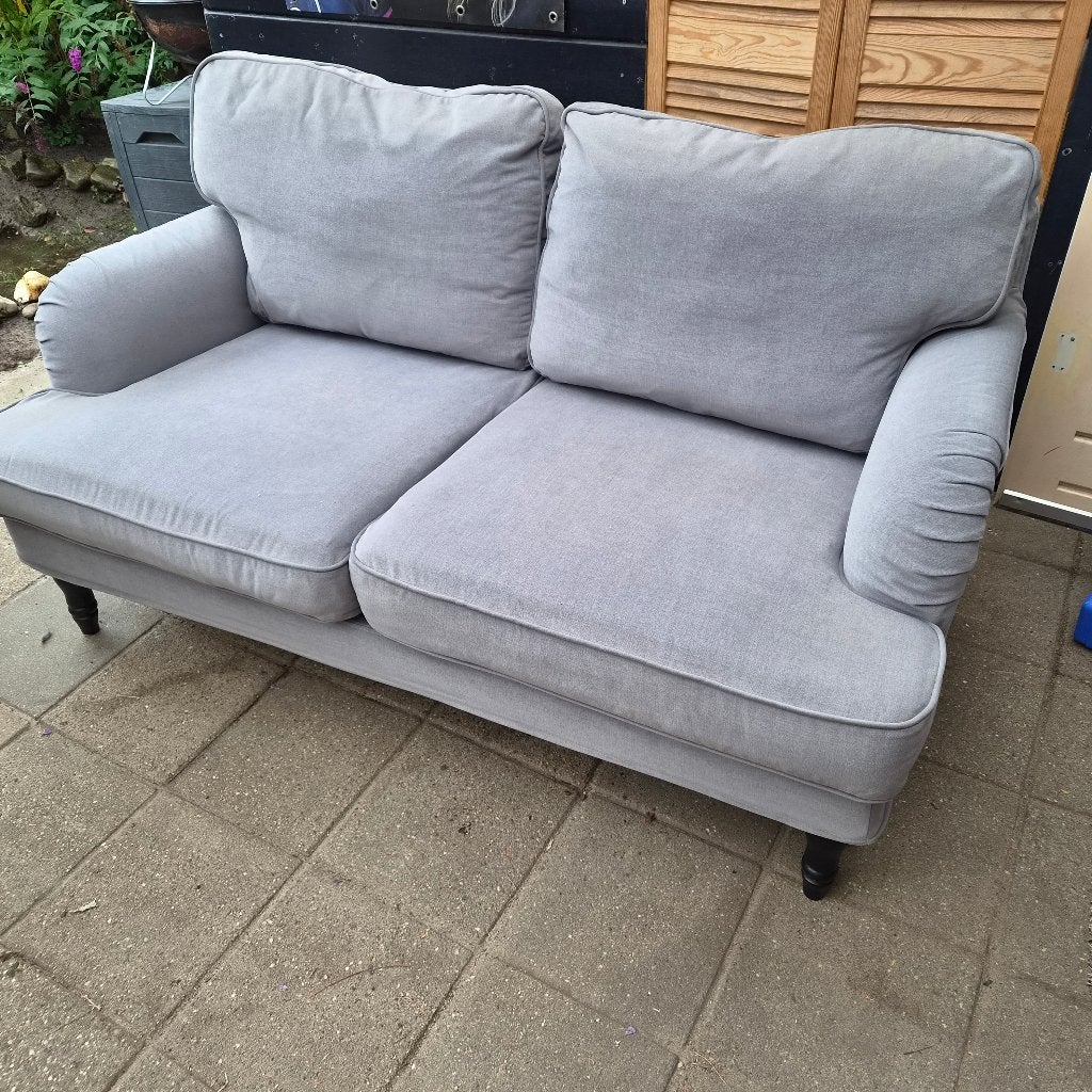 2 zitsbank Ikea Stocksund grijs, Ophalen, Gebruikt, Licht grijs, 150 tot 200 cm
