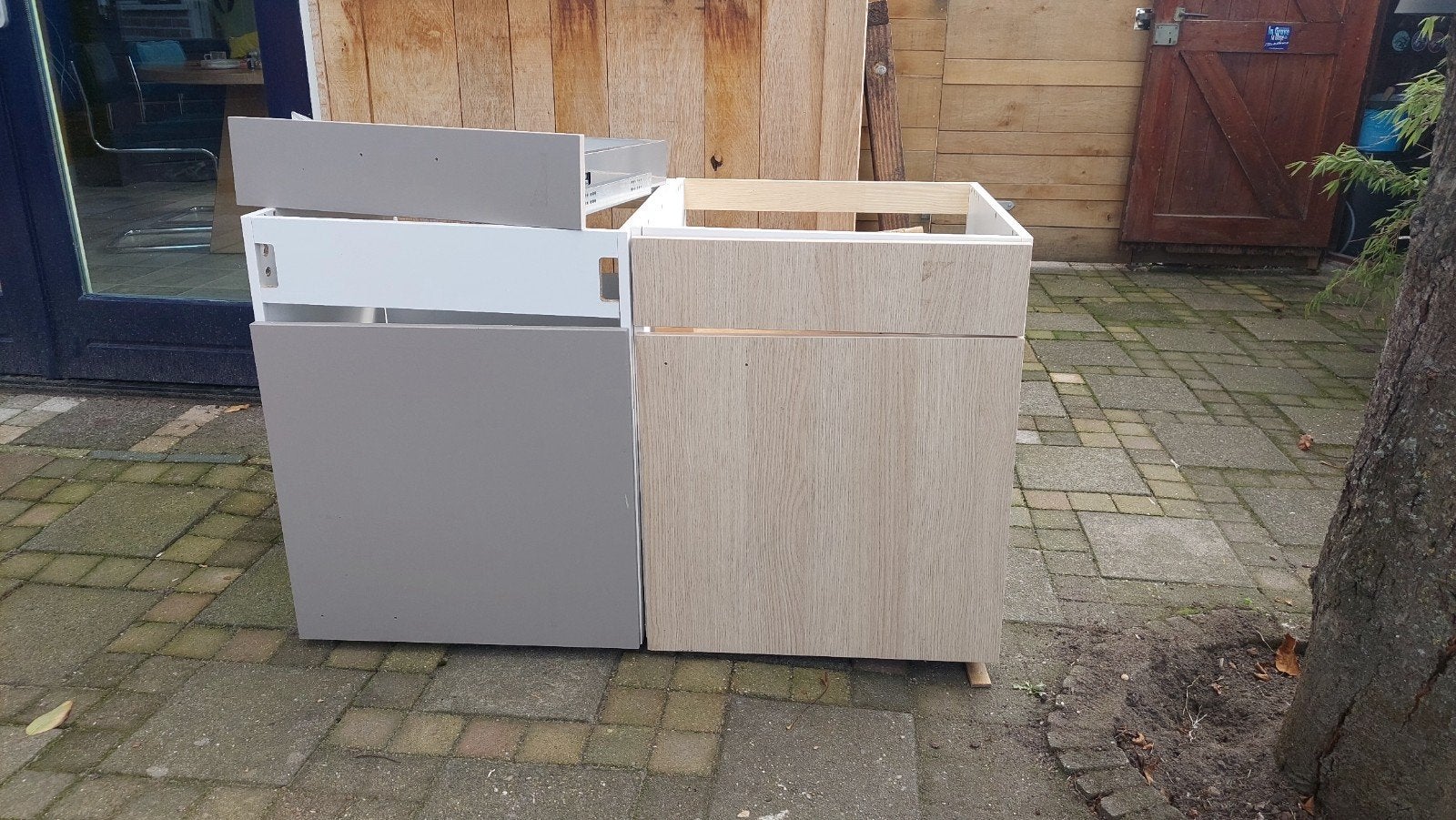 2 Bribus onderkasten., Ophalen, 25 tot 50 cm, 50 tot 100 cm, Minder dan 100 cm