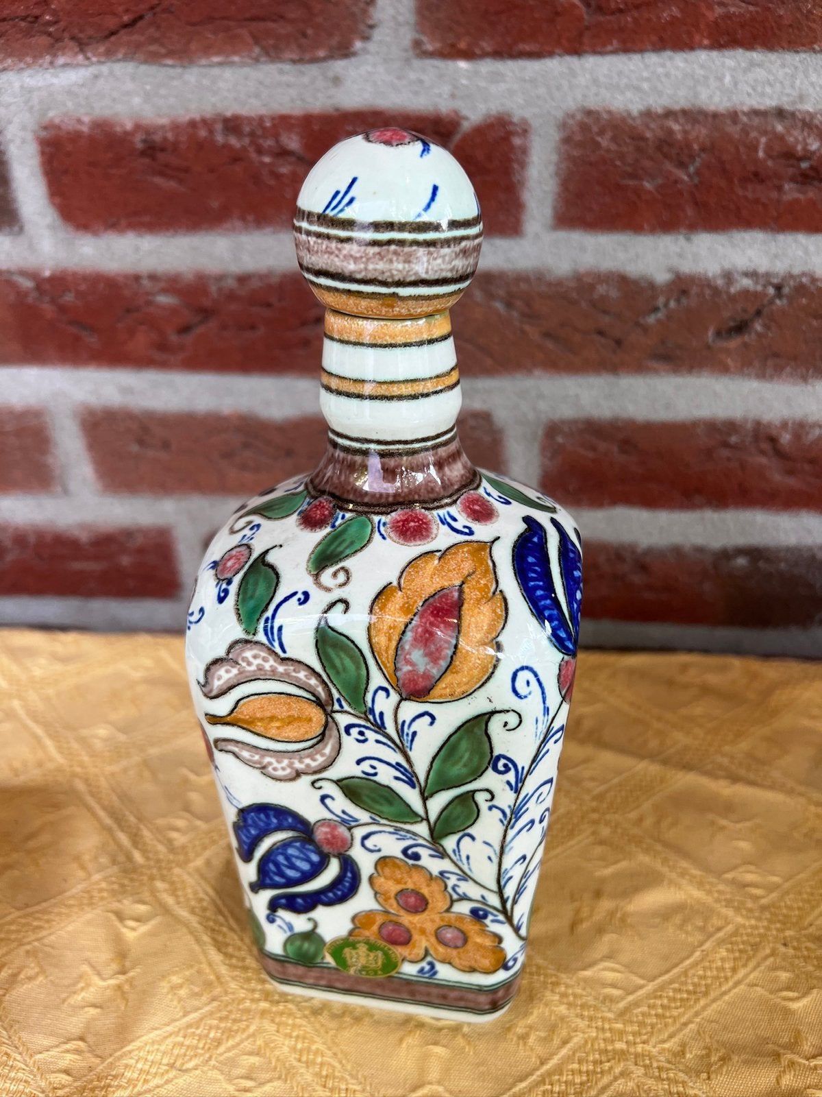 Kruik “ Perzo” van Royal Zuid Holland Gouda., Ophalen of Verzenden