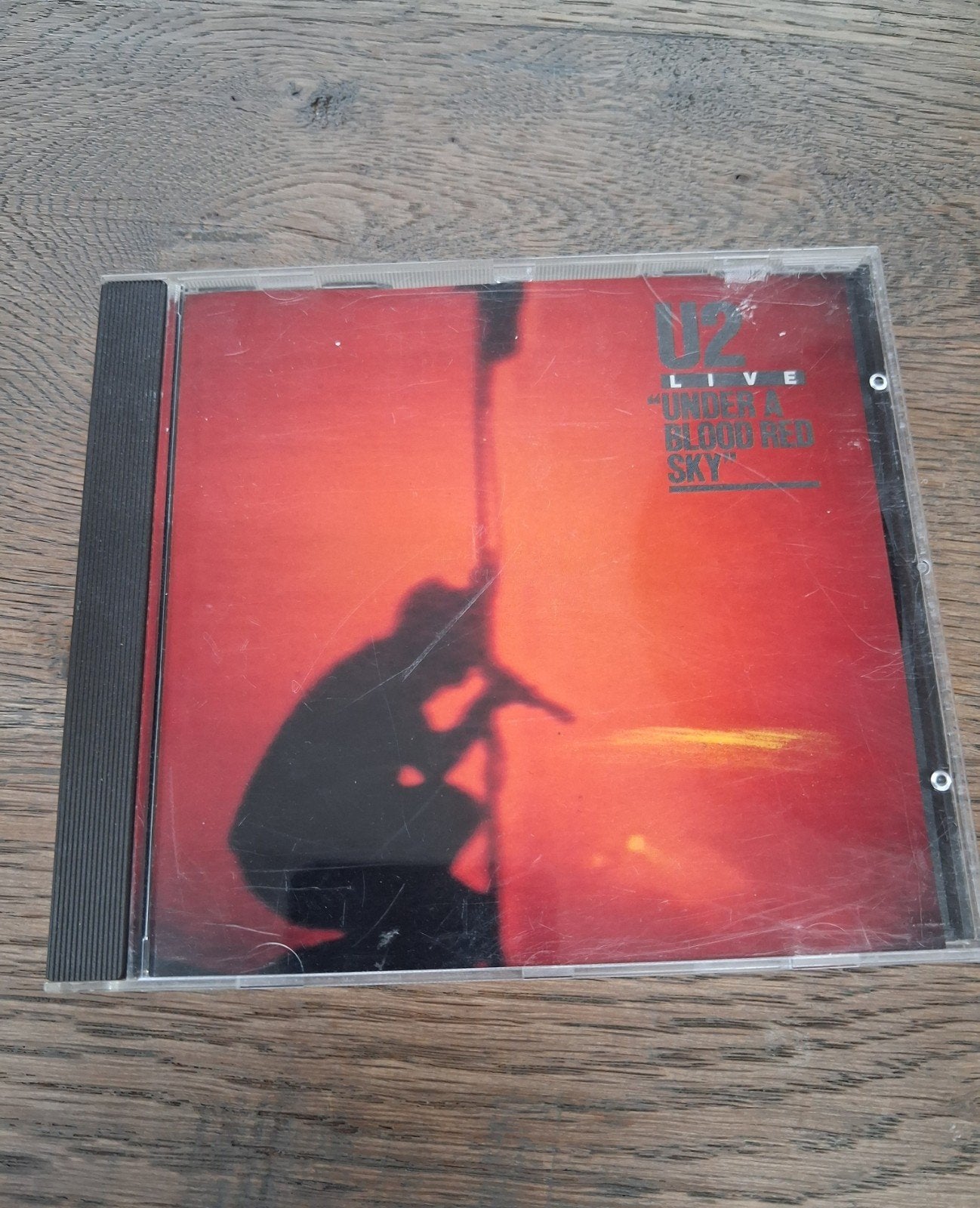 U2 Live "Under a Blood Red Sky" CD, Ophalen of Verzenden, Gebruikt, Rock, Live-album