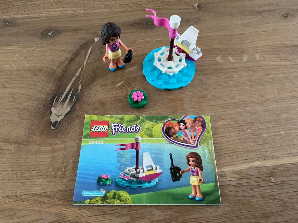 Lego Friend 30403, Olivia met op afstand bestuurbare boot, Compleet, Lego, Friends, Ophalen of Verzenden
