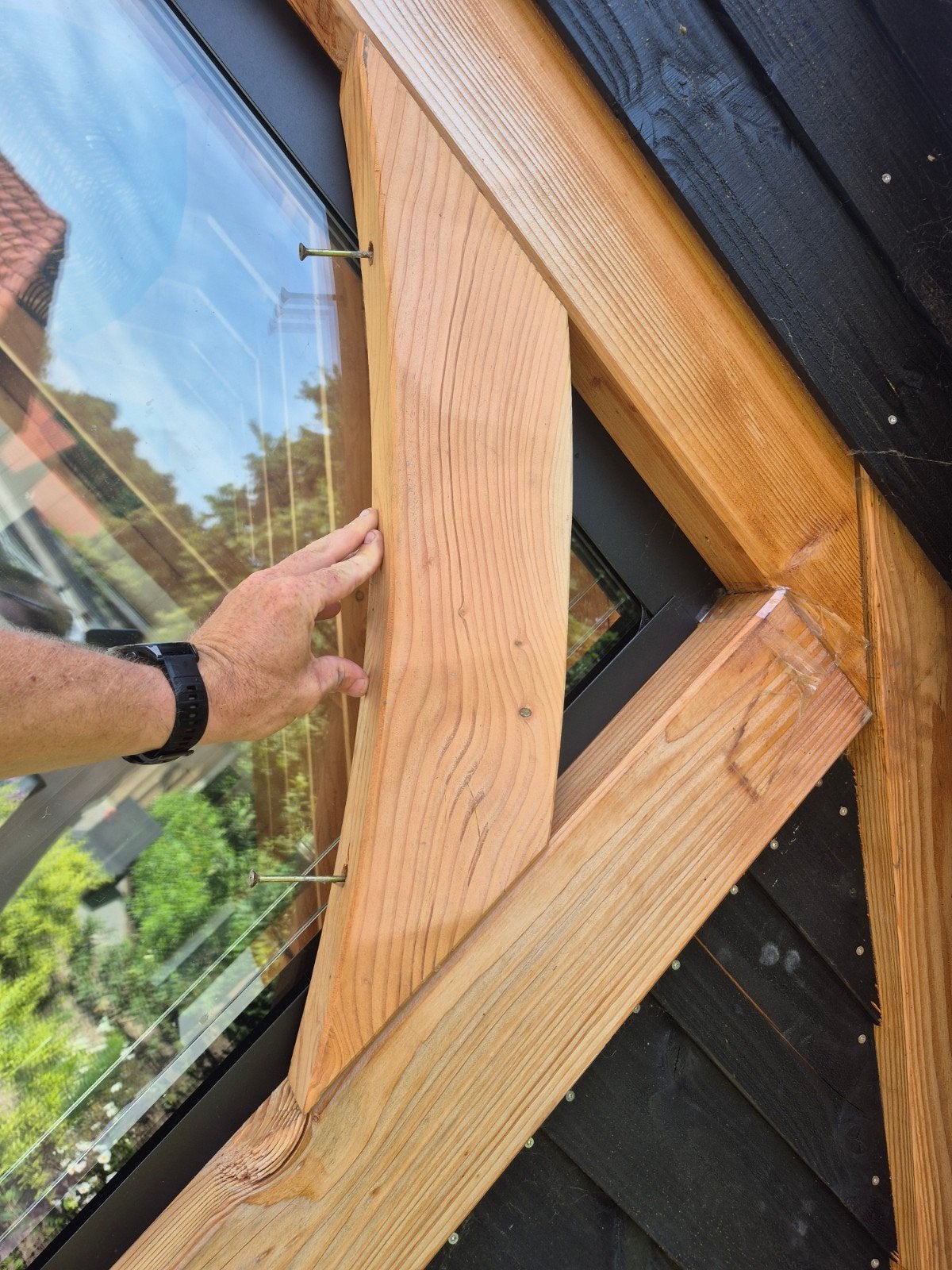 Douglas hoekverbindingen 90 graden, 18 stuks trendhout, Ophalen, Minder dan 25 mm, Plank, Minder dan 200 cm
