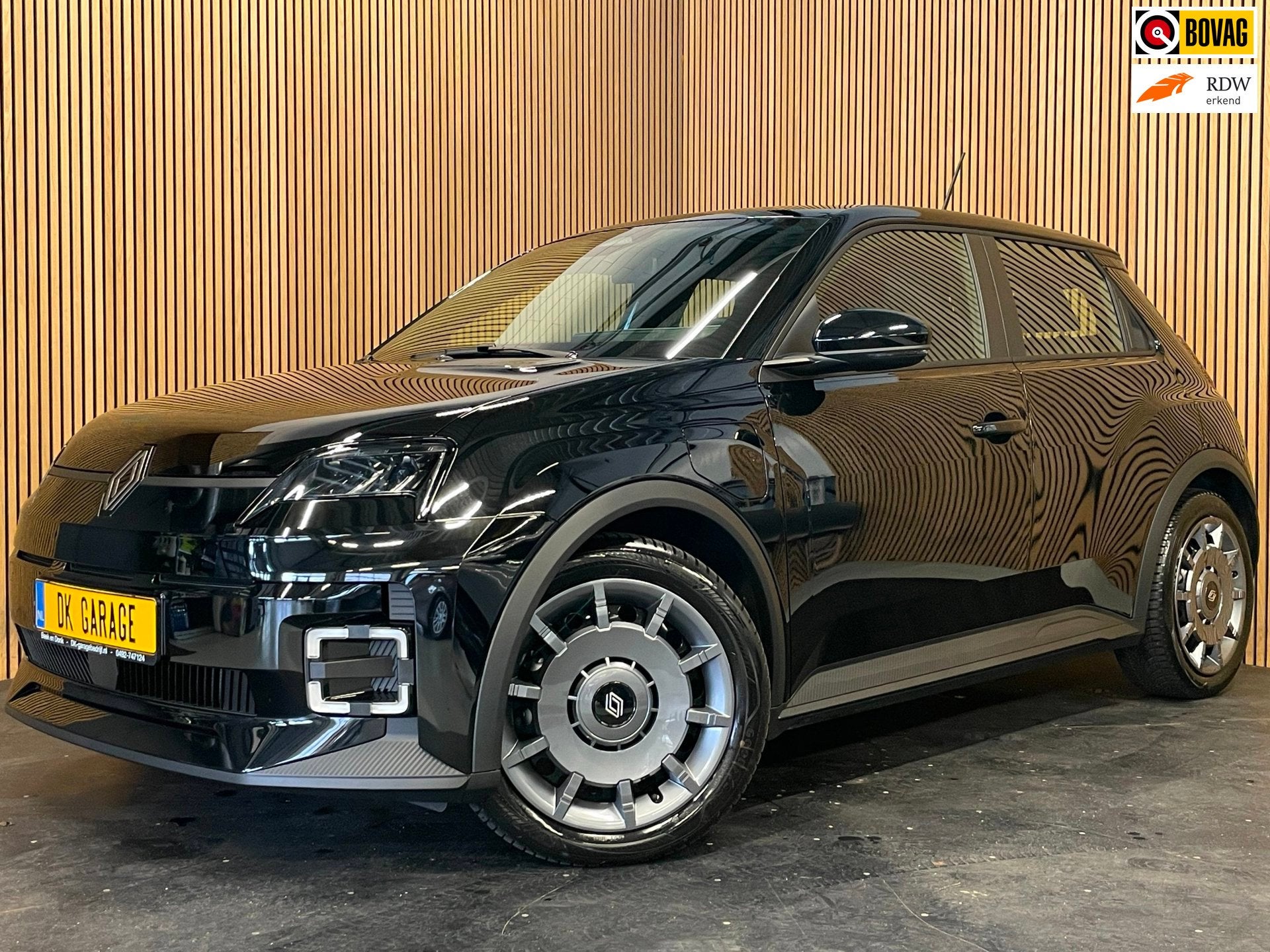 Renault 5 Comfort Range Evolution 52 kWh|410KM WLTP|GROTE AC, Auto's, Dealer onderhouden, Stof, Zwart, 150 pk