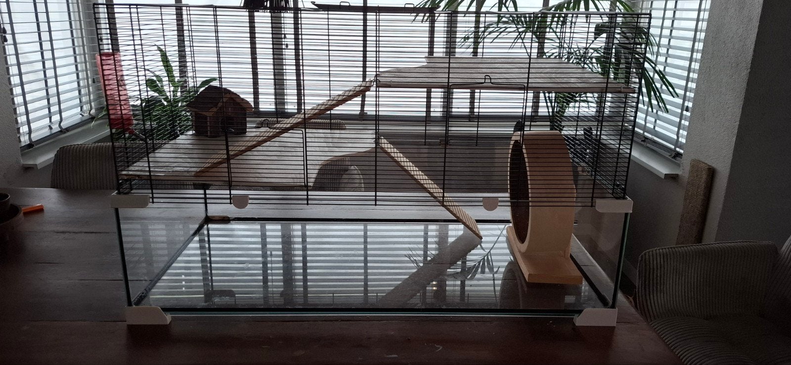 Ferplast hamsterkooi karat 100 98,5x50,5x61,5, Kooi, Minder dan 75 cm, Hamster, Ophalen