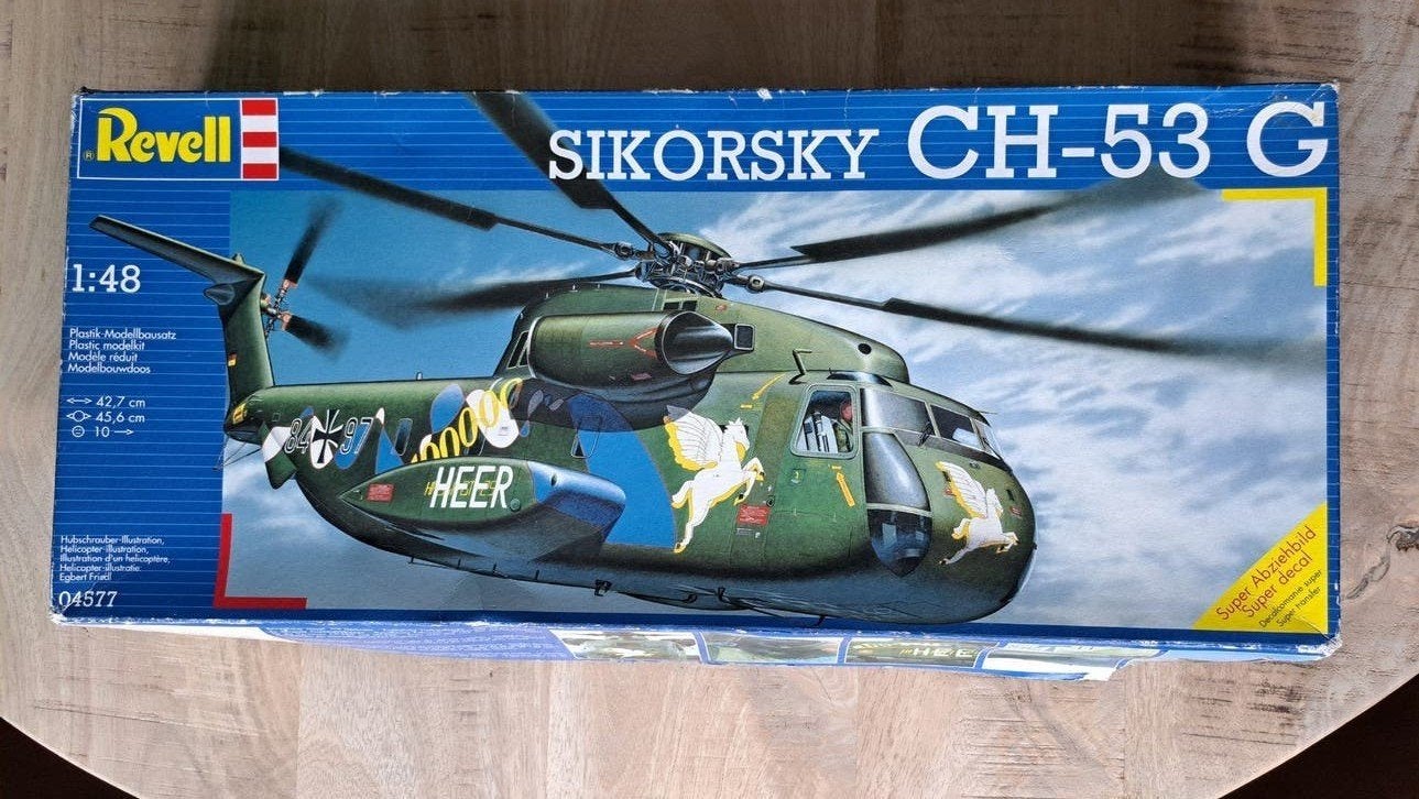 Revell Sikorsky CH-53 G Helikopter Modelbouw 1:48, Hobby en Vrije tijd, 1:72 tot 1:144, Henschelstr. 20-30, 32257 Bünde, Duitsland