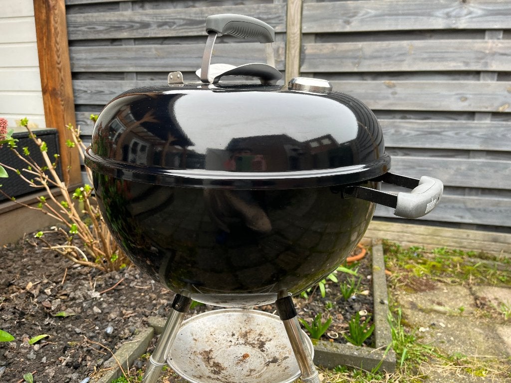 BBQ Weber 47cm, Tuin en Terras, Houtskoolbarbecues, Ophalen, Gebruikt, Weber