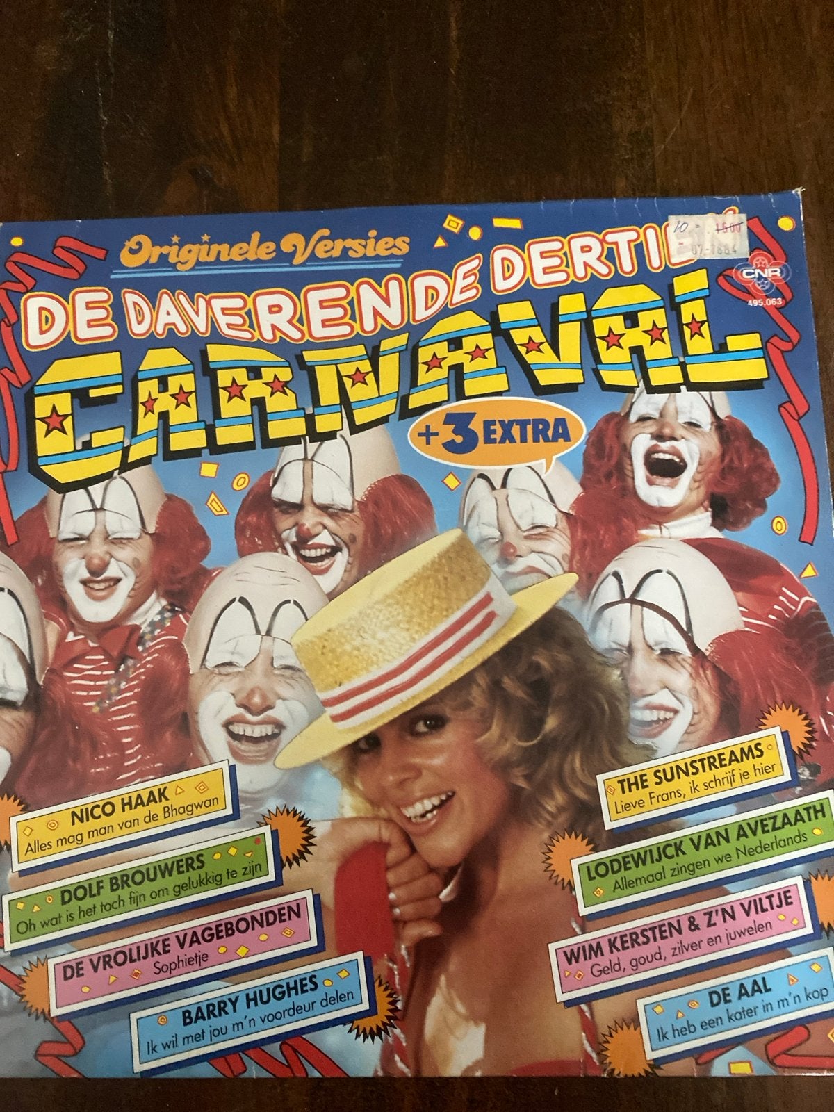 De Daverende Dertien Carnaval +3 Extra LP, LP, Gebruikt, Ophalen of Verzenden, Feestmuziek