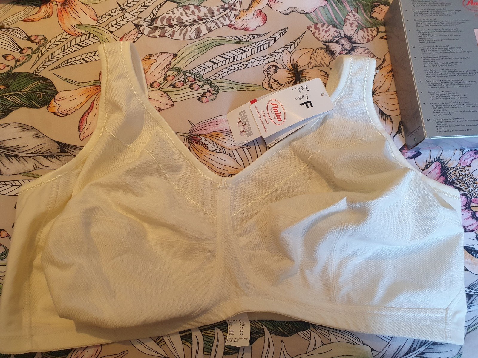Anita Comfort BH JANA 115F, zonder beugel, katoen, nieuw, Anita, Ophalen of Verzenden, Overige kleuren, BH