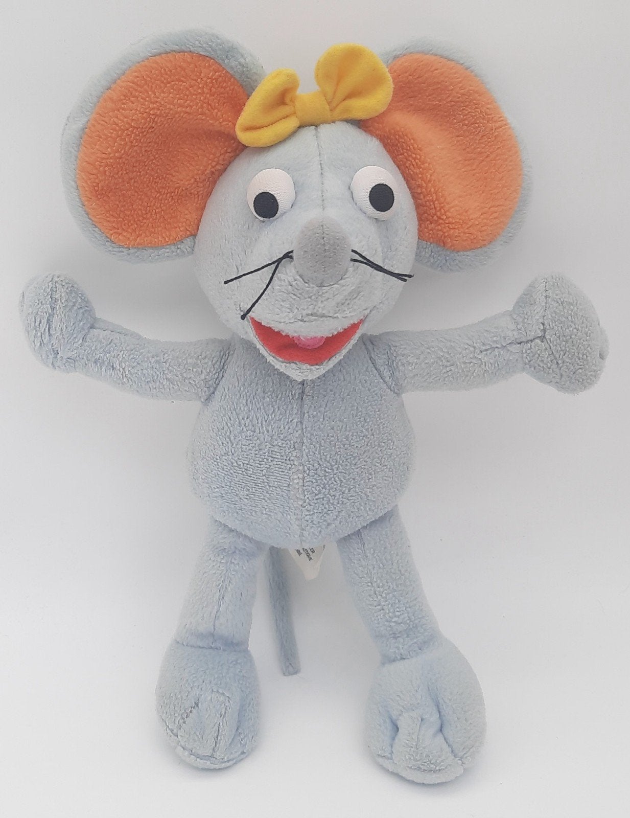 Sesamstraat Ieniemienie knuffel Fisher Price uit 2004 26cm, Kinderen en Baby's, Muis, Gebruikt, Overige merken, Overige karakters