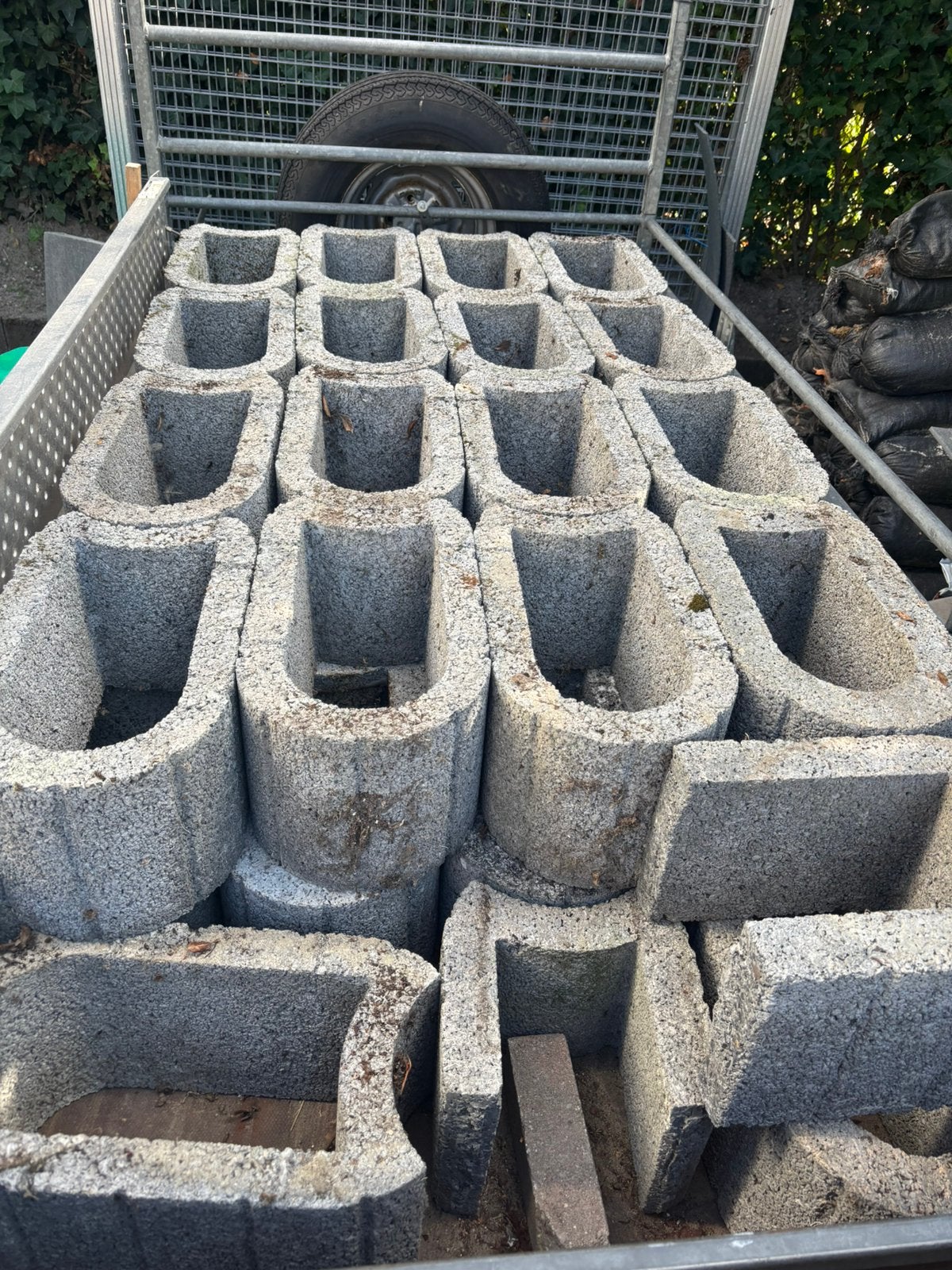 Stapelbare bloembakken plantenbakken, Ophalen, Gebruikt