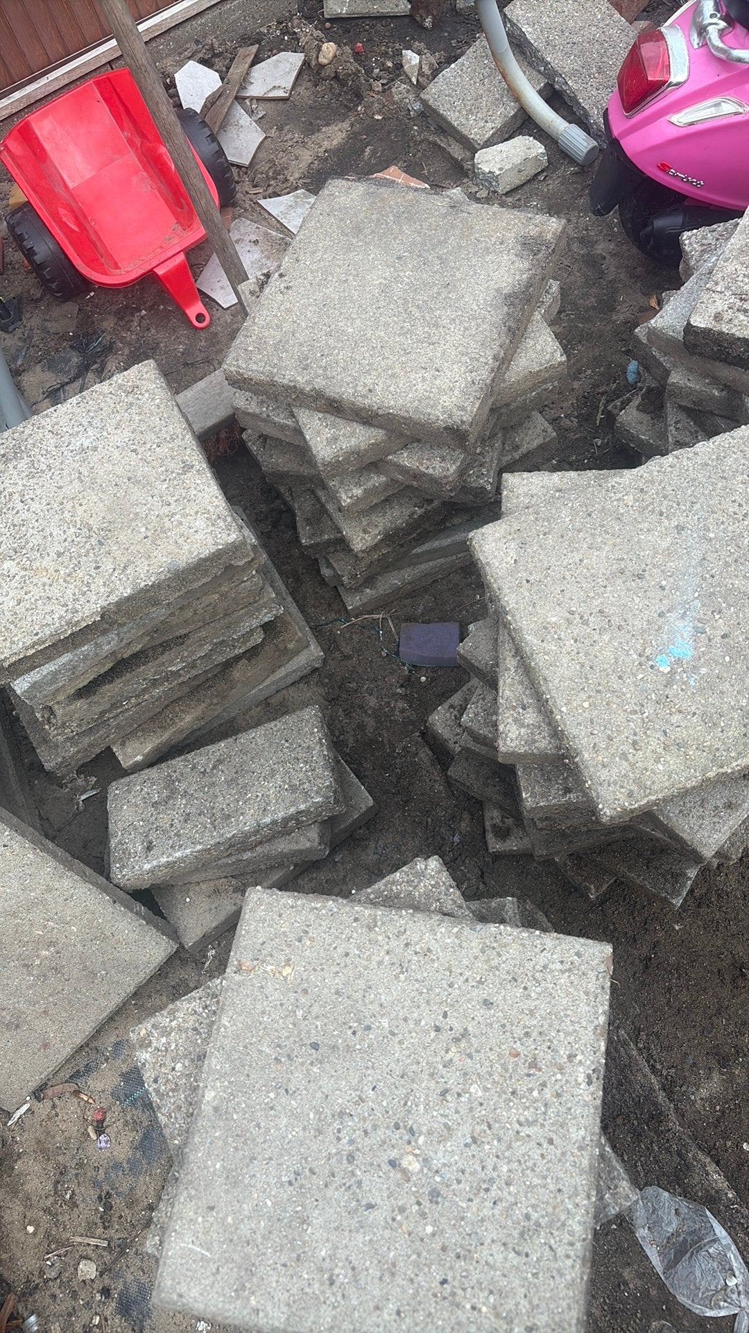 30x30 stoeptegels gratis afhalen, Ophalen, Keramiek, Zo goed als nieuw, 20 tot 40 cm