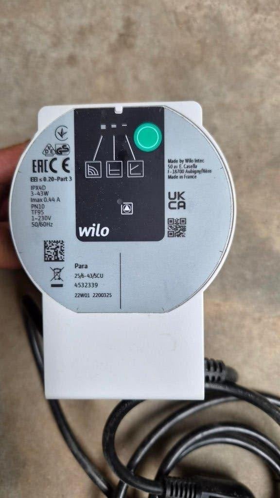 Wilo cv pomp IPX4D, Minder dan 30 cm, Overige typen, Minder dan 60 cm, Ophalen of Verzenden
