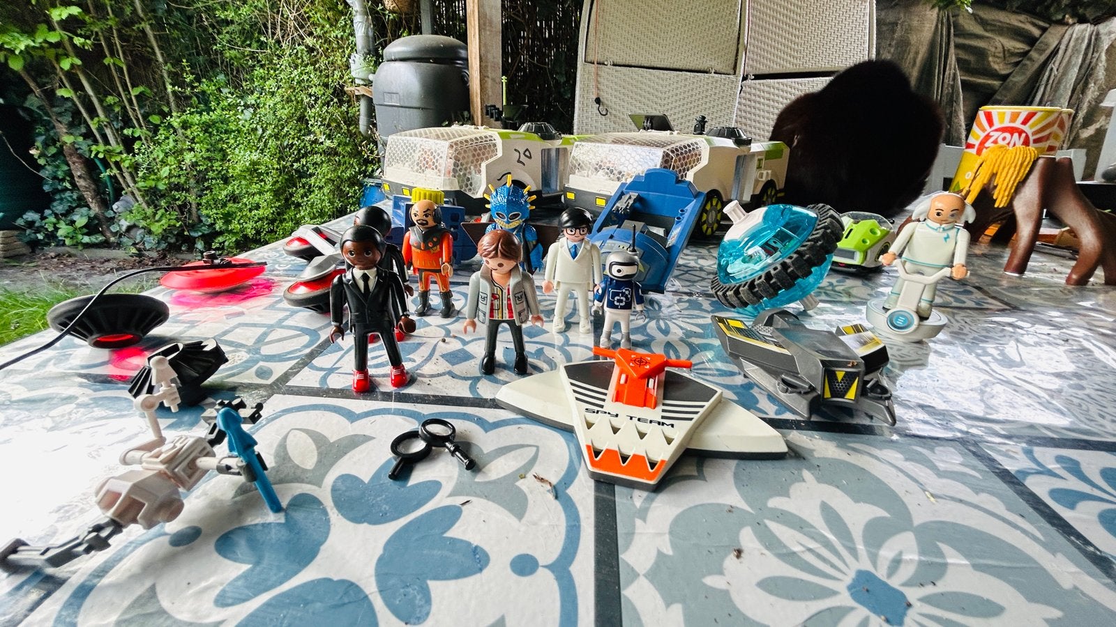 Playmobil Spy Team en onderwaterwereld set, Gebruikt, Complete set, Ophalen of Verzenden, Boot/Schip