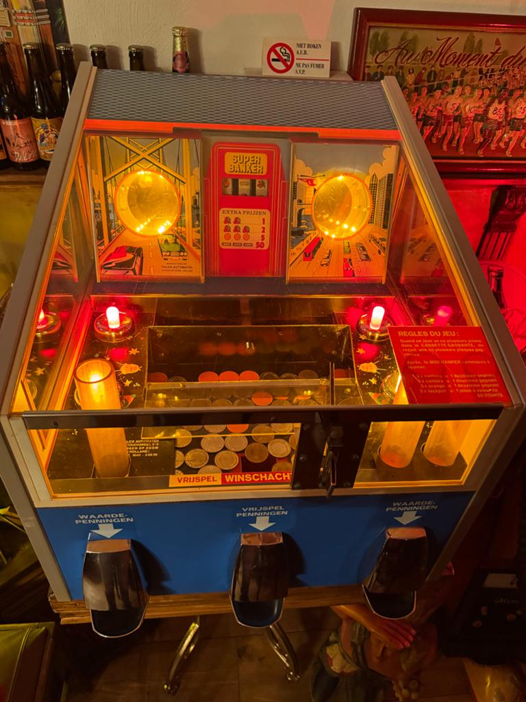Valco Munten Schuiver / Coin Schuiver - Super Banker, Verzamelen, Automaten | Gokkasten en Fruitautomaten, Overige munten, Ophalen