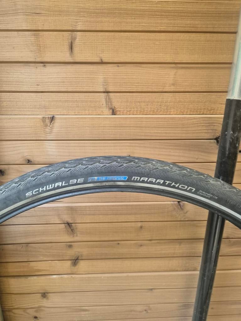 Schwalbe Marathon fietsbanden - weinig gebruikt, Band, Ophalen of Verzenden, Zo goed als nieuw, Rubber