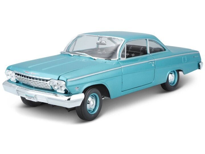 Chevrolet bel-air 1962 blauw maisto 1:18, Hobby en Vrije tijd, Ophalen, Nieuw, Auto, Maisto