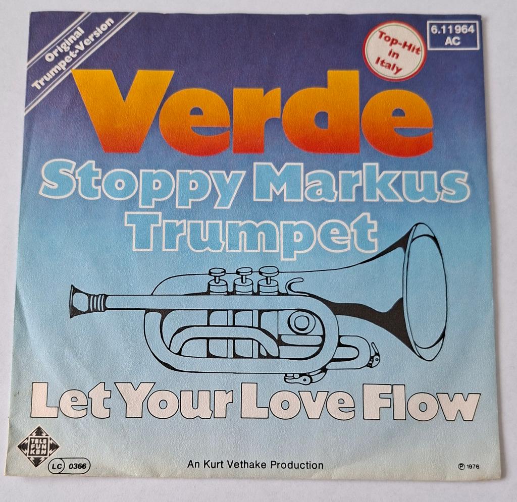 Stoppy Markus - Verde, Ophalen of Verzenden, Gebruikt, Pop, Single