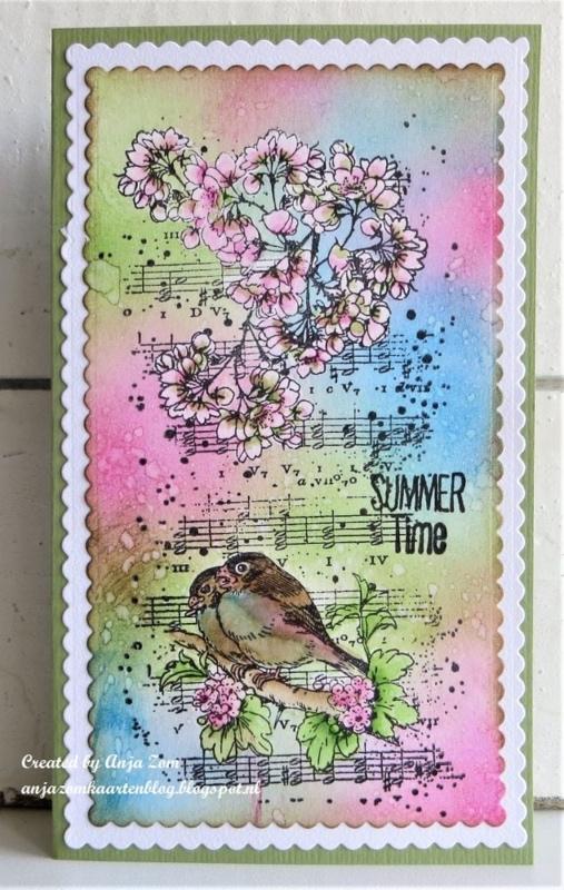song birds, Verzenden, Nieuw, Clearstamp