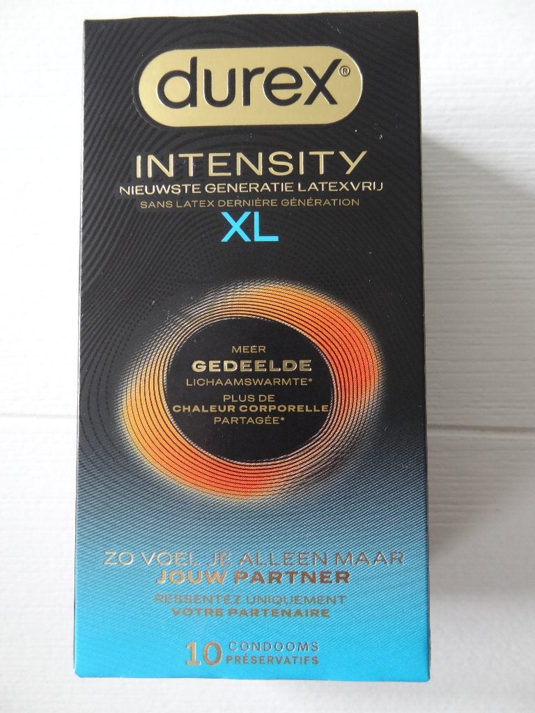 NIEUW! Durex Condooms – Intensity XL – 10 Stuks >Snelle Verz, Ophalen of Verzenden, Nieuw, Overige typen
