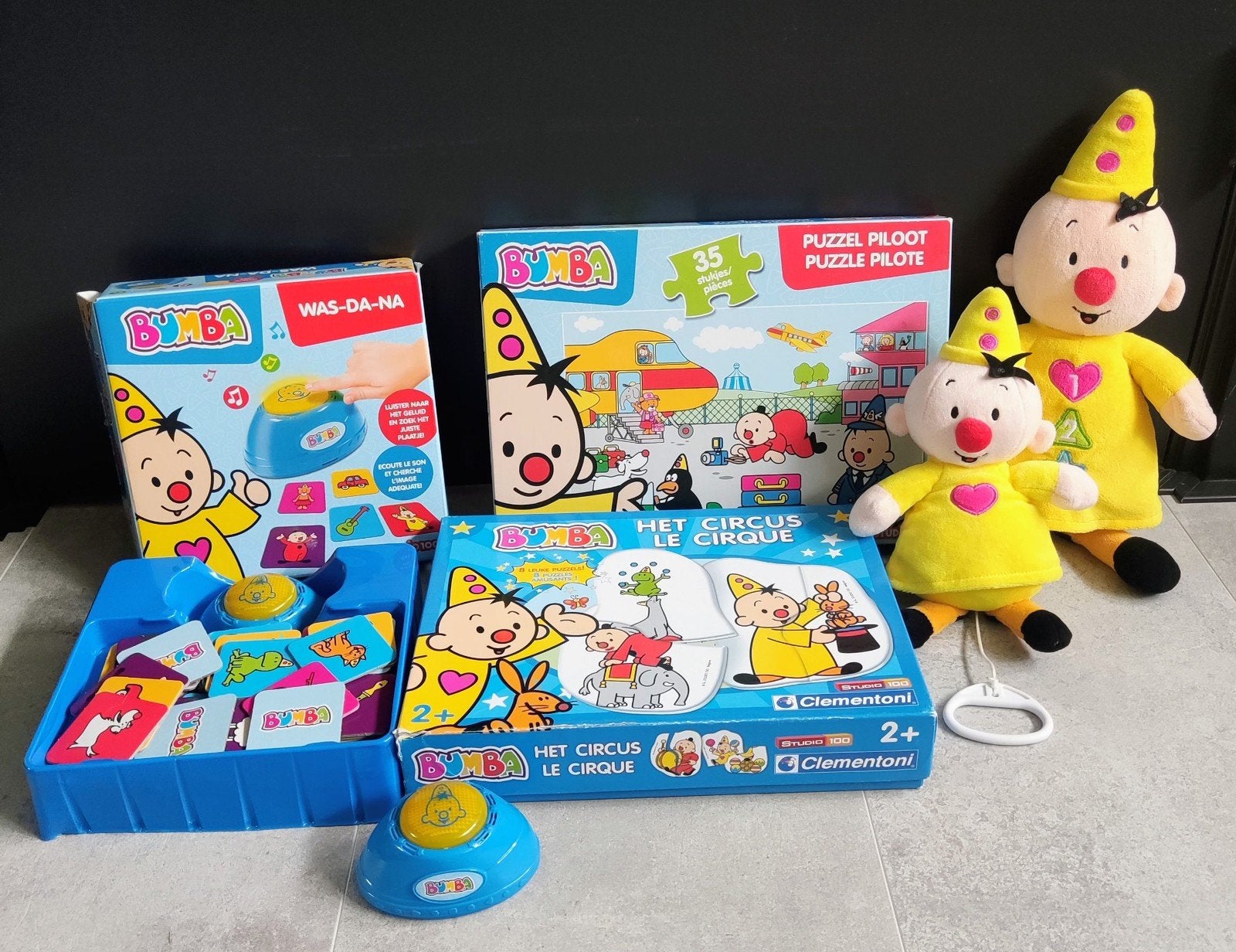 Grote Bumba speelgoedset: knuffels, puzzels en een spelletje, Ophalen of Verzenden, Zo goed als nieuw, Jongen of Meisje